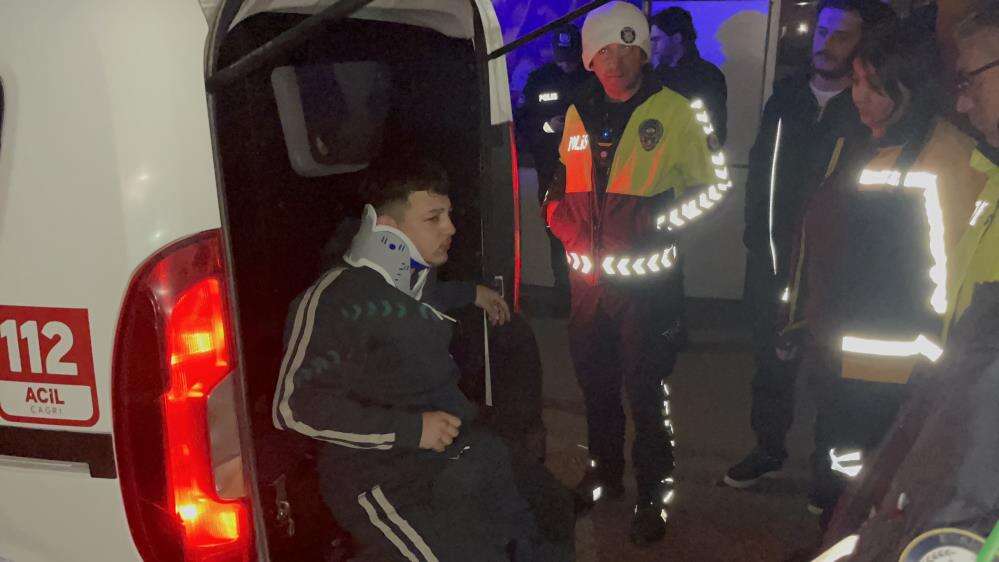 Çarptığı bekçi için ağlayan motosikletliyi diğer bekçiler teselli etti 4